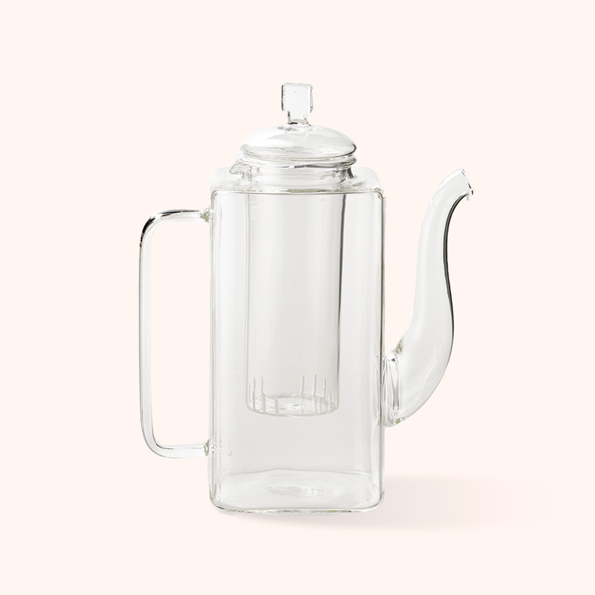 Squared Glass Teapot