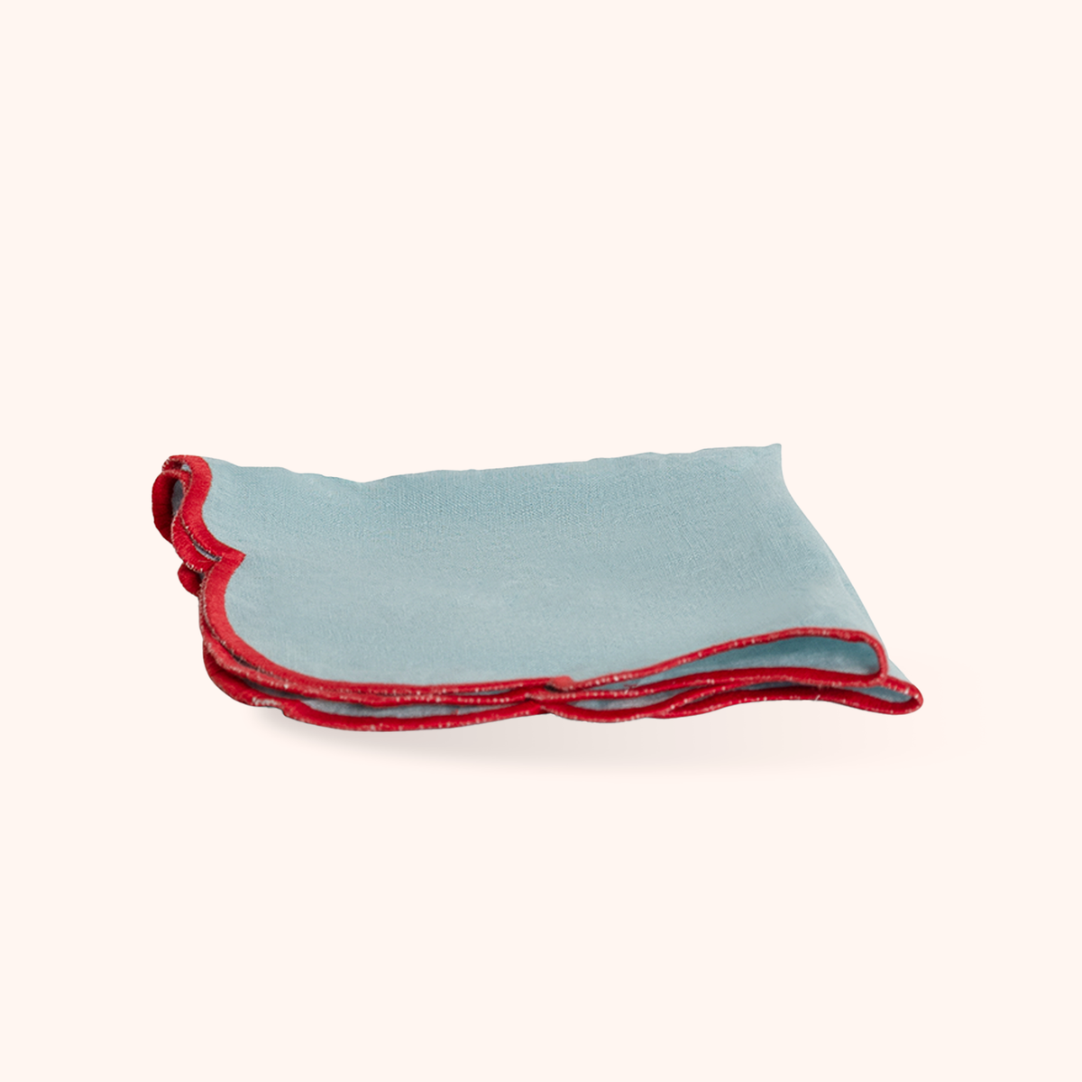 Set 2 Scalloped Napkins