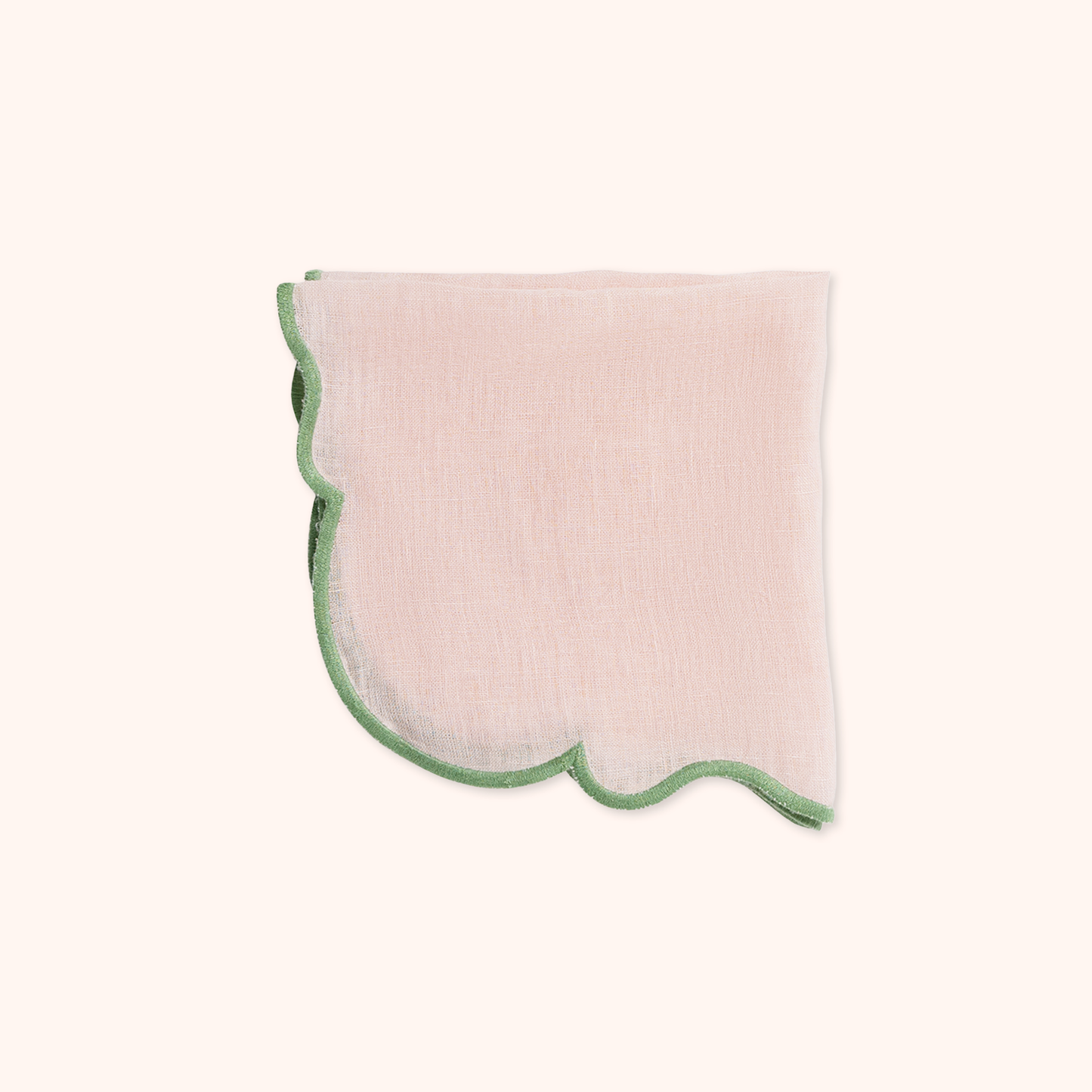 Set 2 Tovaglioli Rosa/Verde