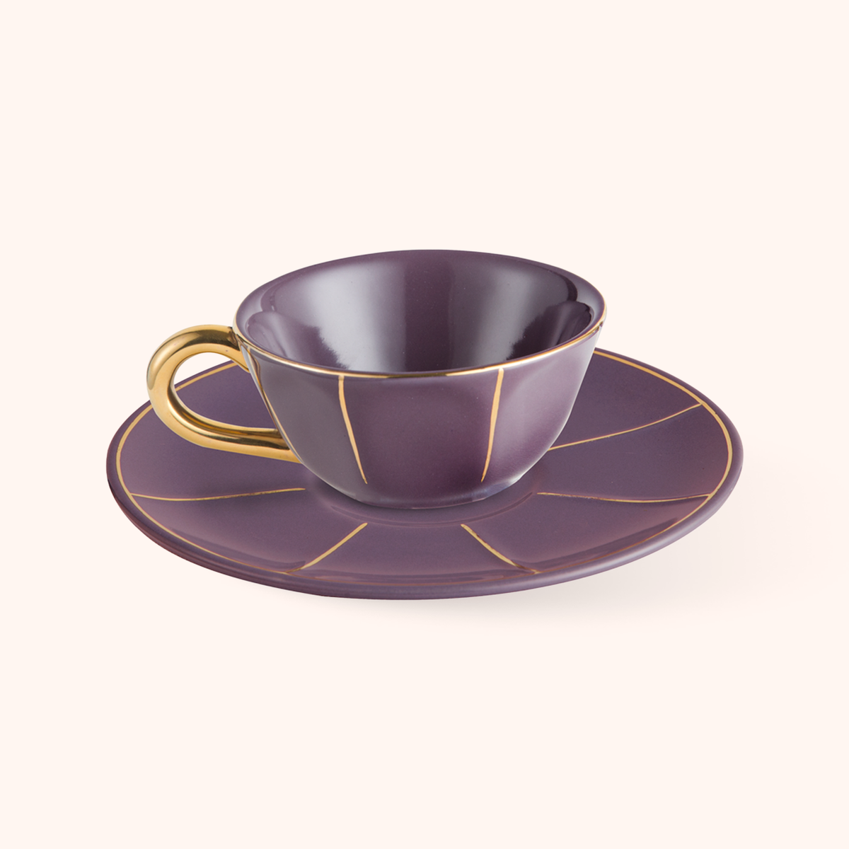 Purple Tea Cup