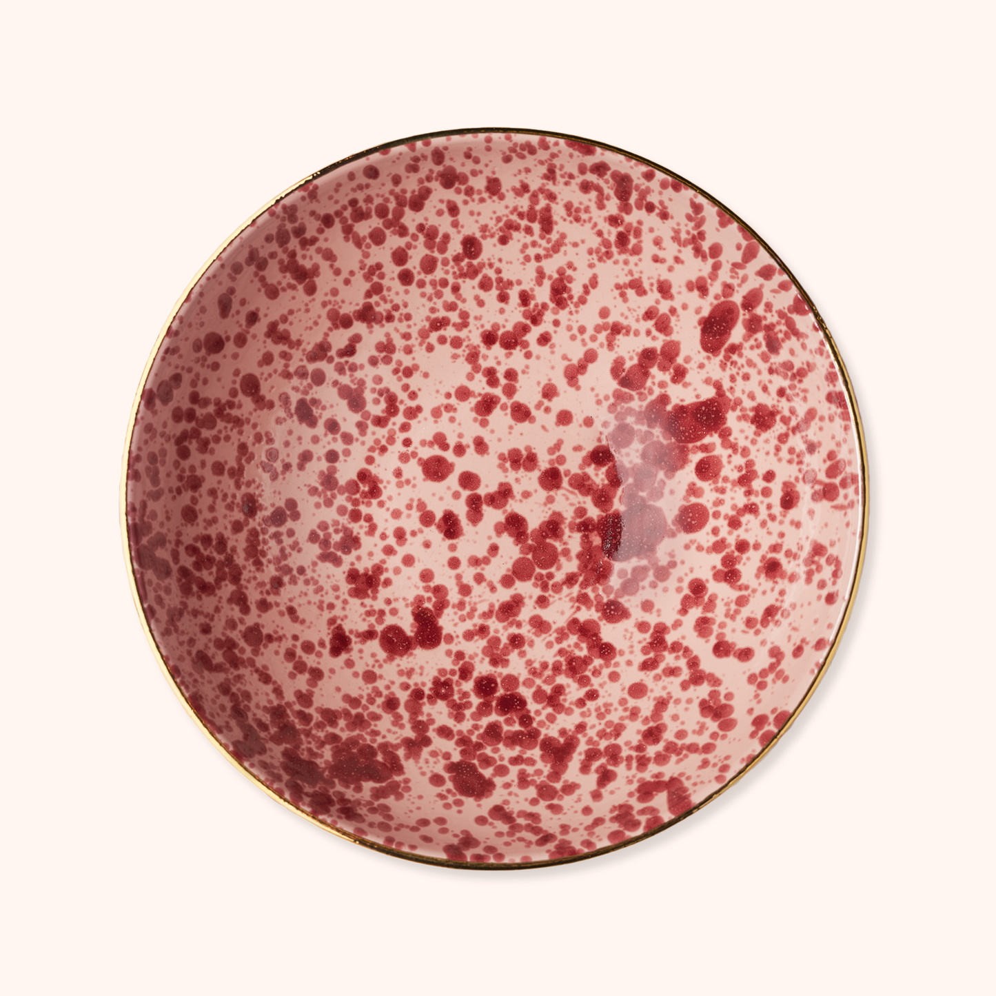 Coppa Grande Macchia Rubino