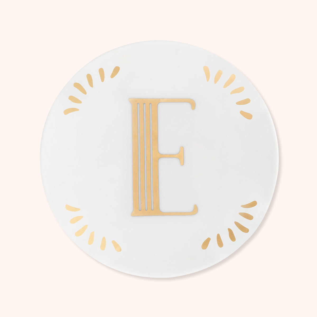 Little Plate Letter E