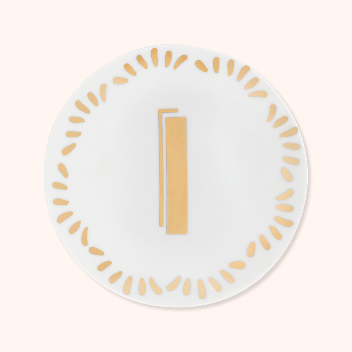 Little Plate Letter I