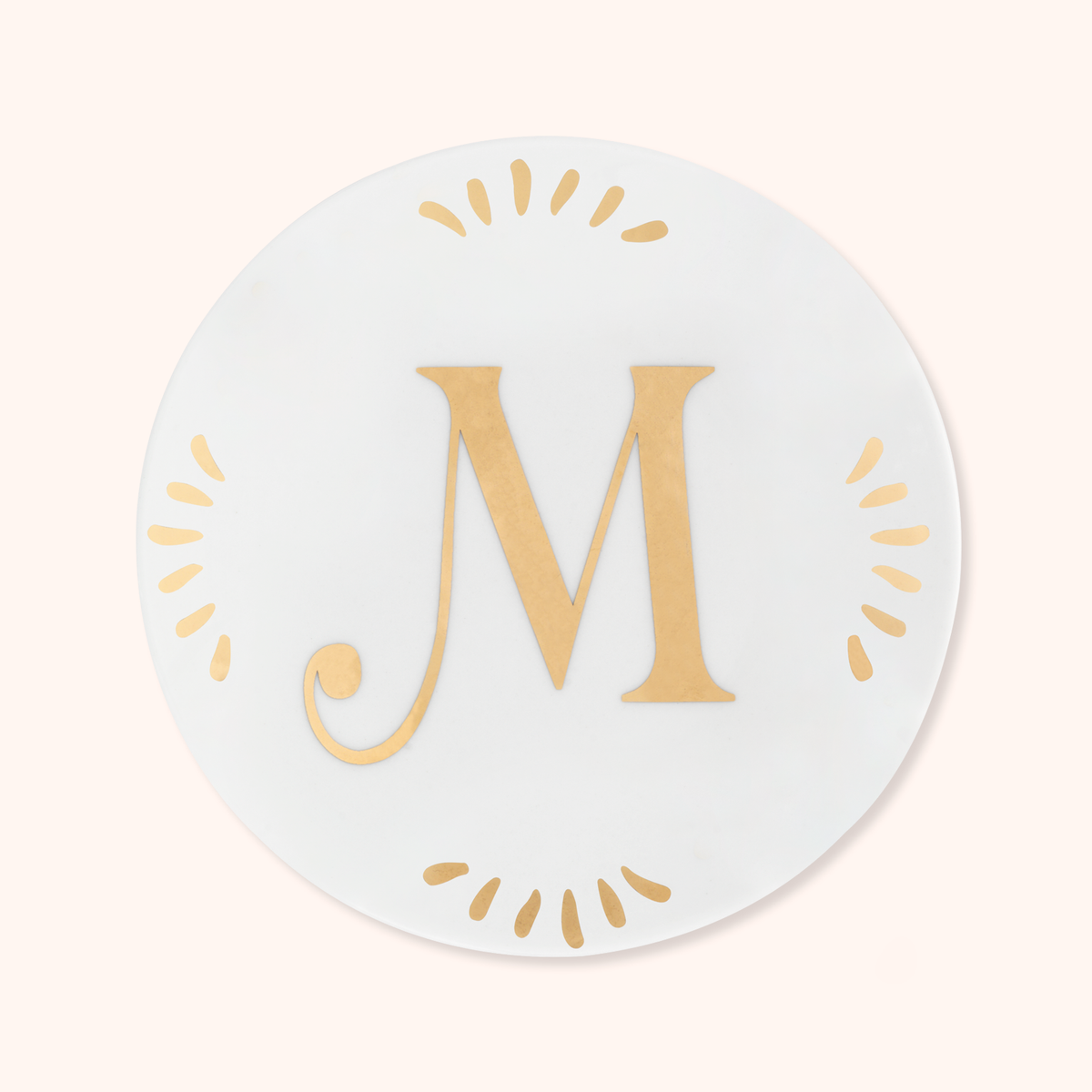 Little Plate Letter M