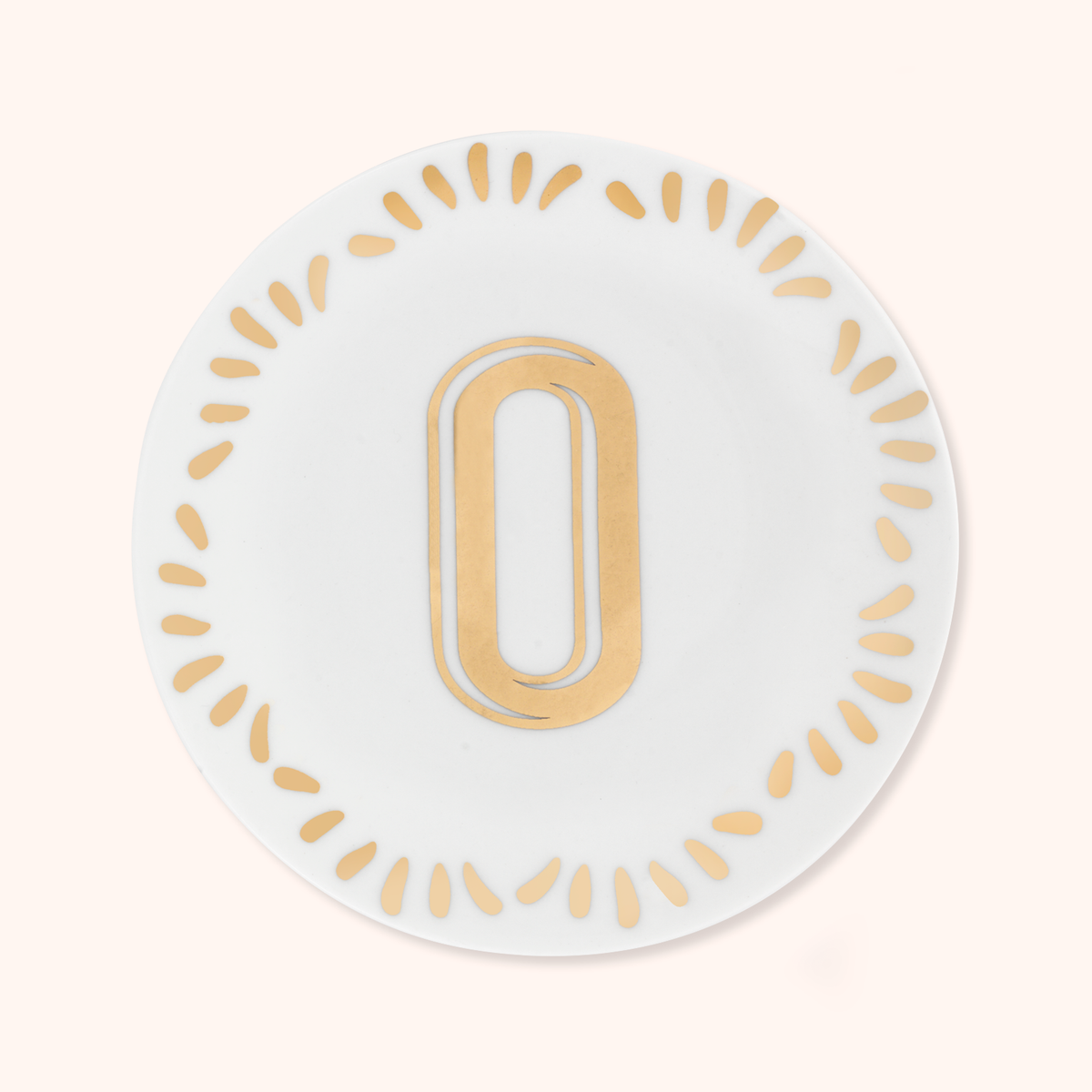 Little Plate Letter O
