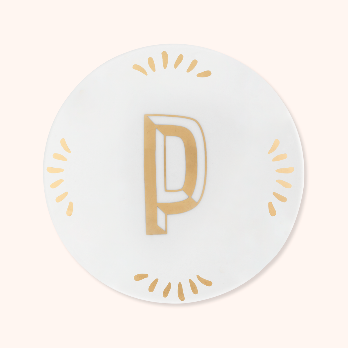 Little Plate Letter P