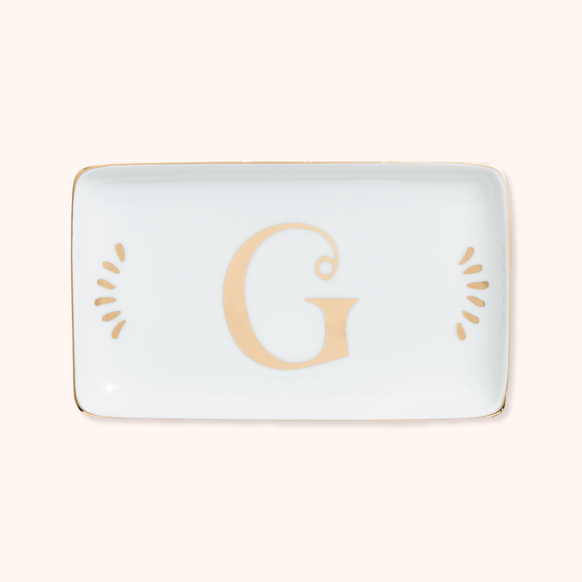 Rectangular Tray Letter G