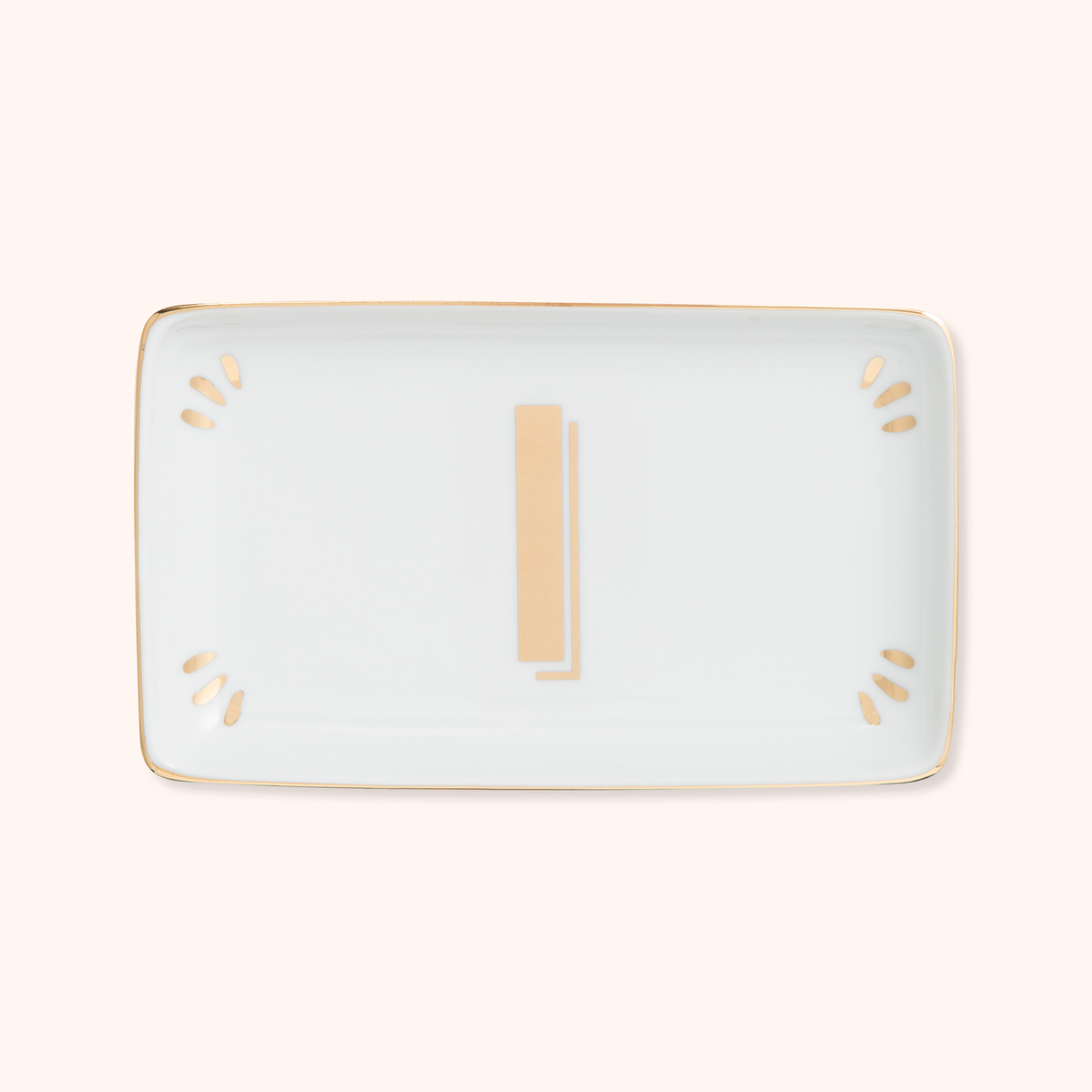 Rectangular Tray Letter I