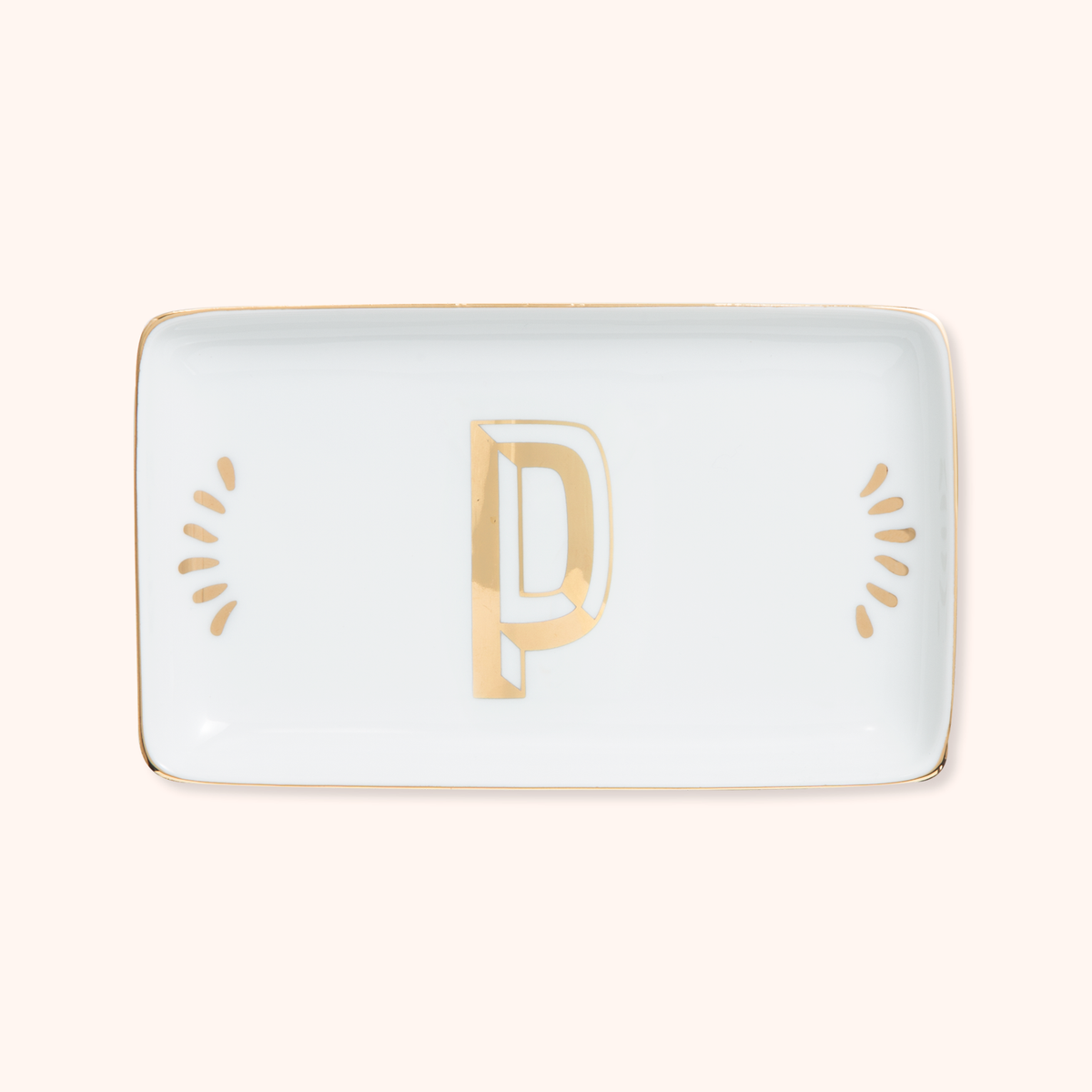Rectangular Tray Letter P