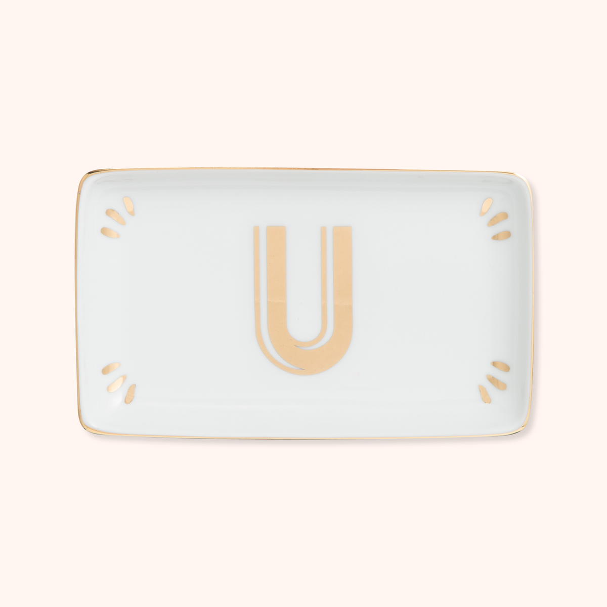 Rectangular Tray Letter U