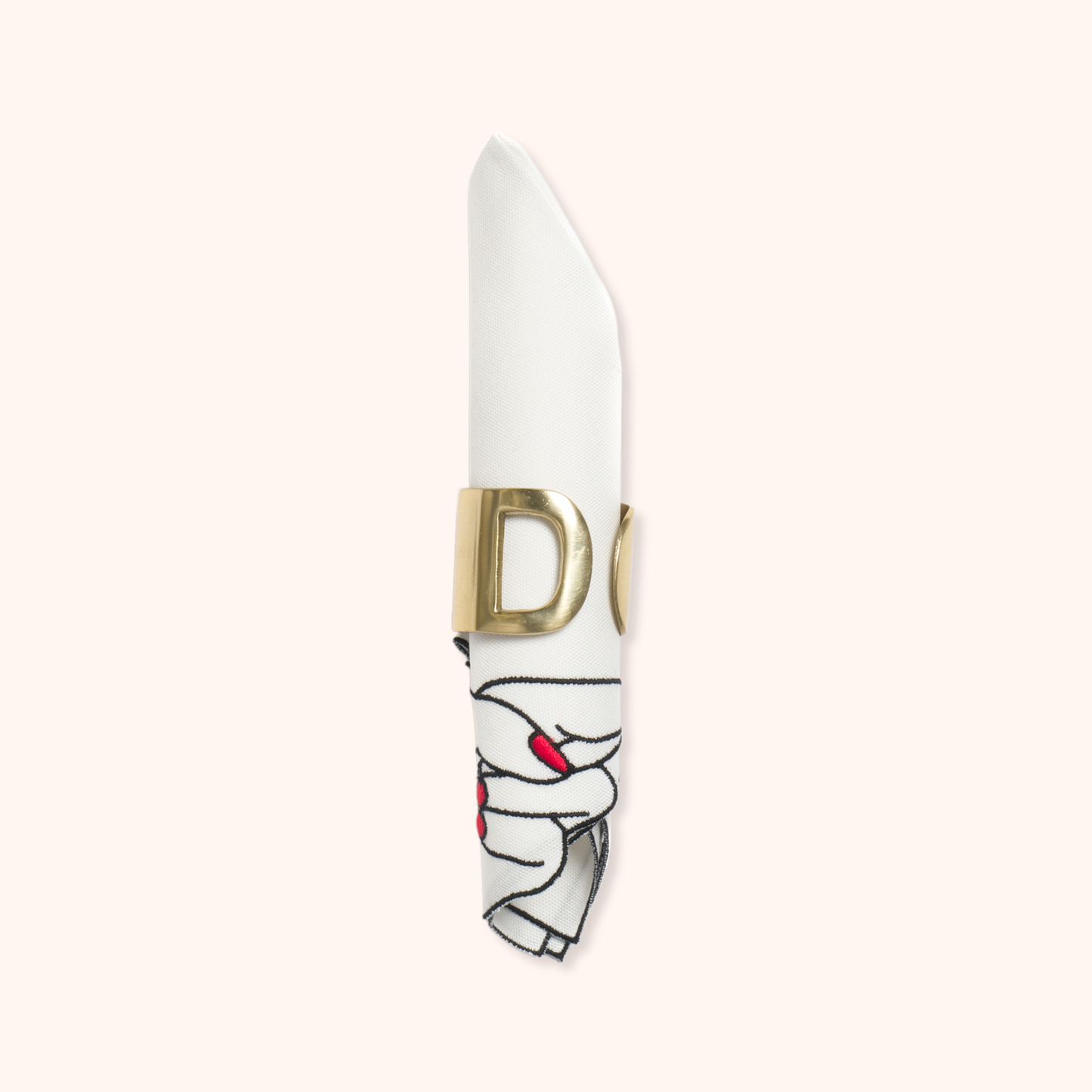 Napkin Holder Letter D