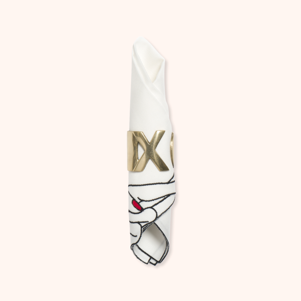Napkin Holder Letter X