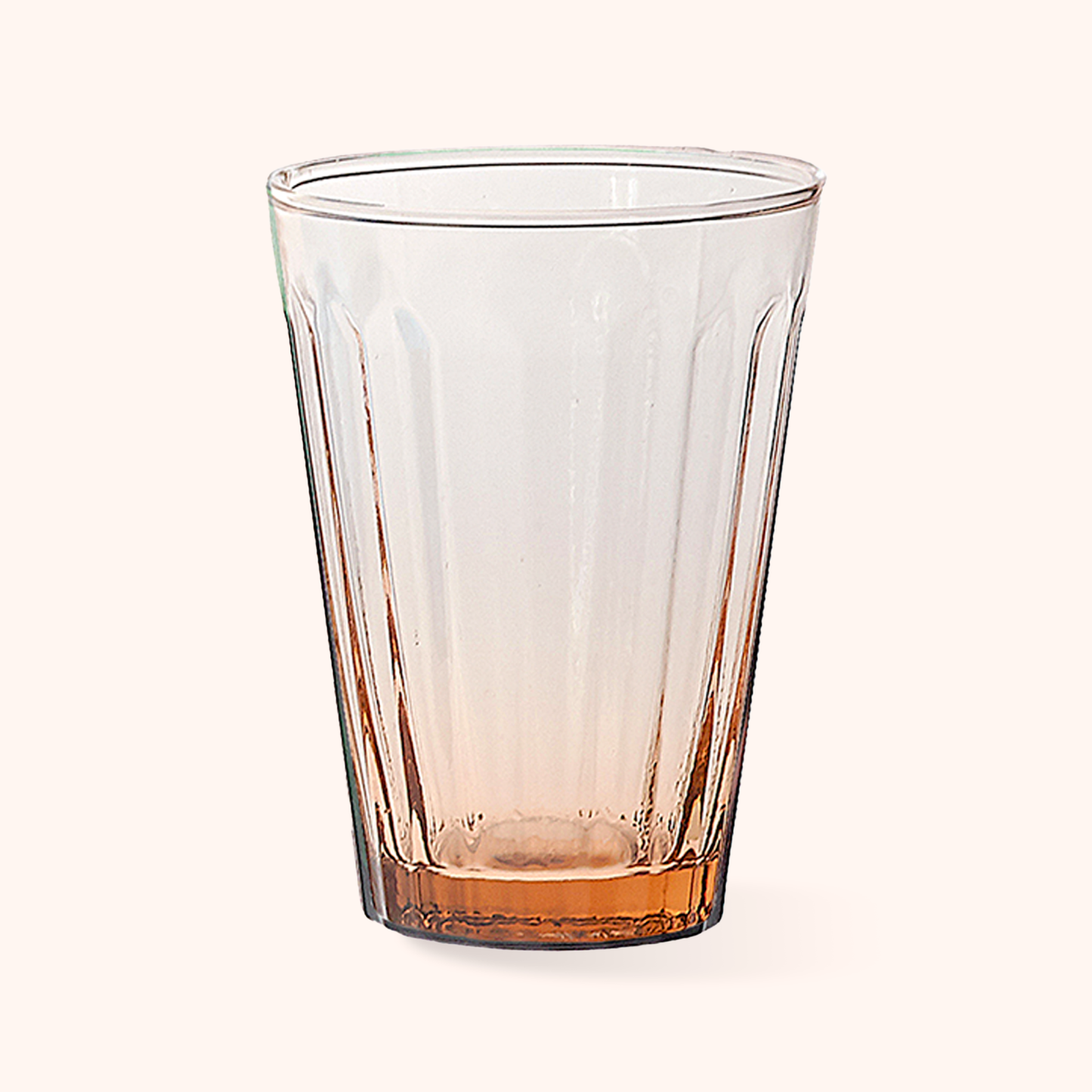 Set of 6 Pink Water Glasses