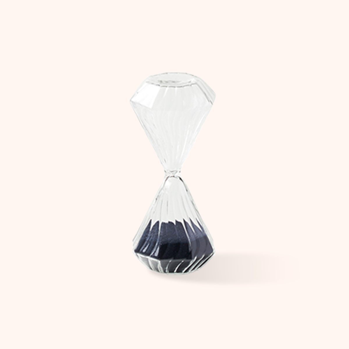 Black Onde Mini Hourglass