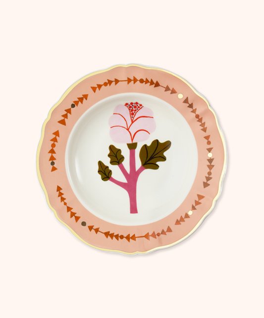 Piatto Fondo Rosa