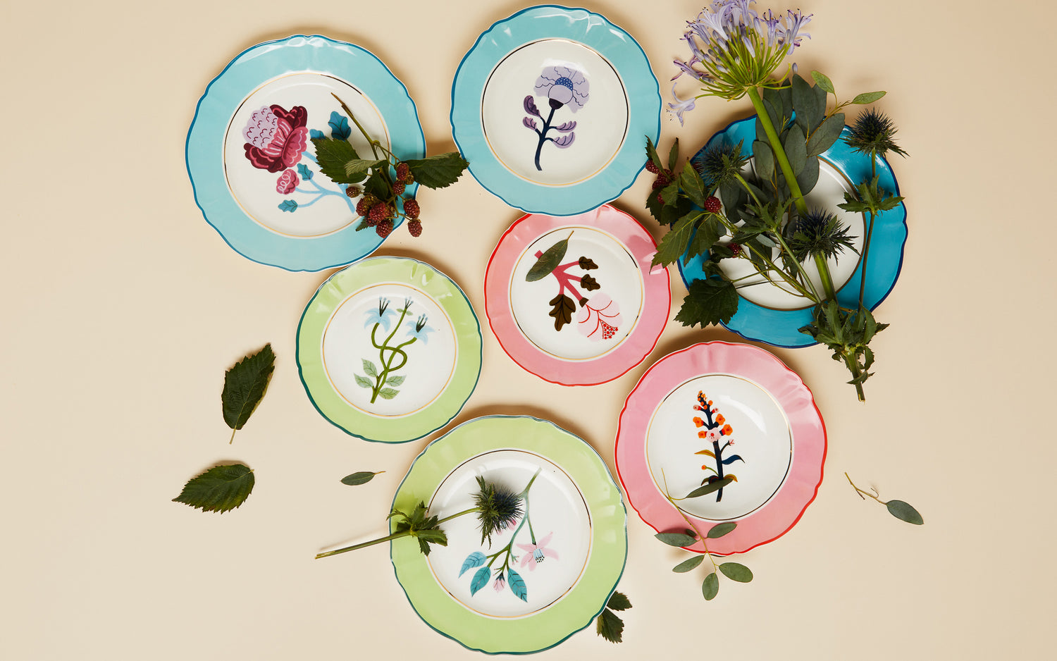 Geranio Dinner Plate