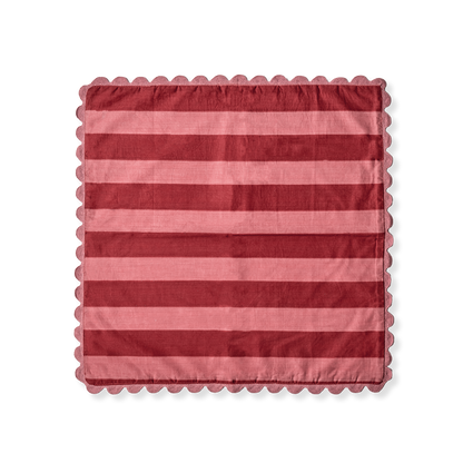 Set 2 Tovaglioli Double Face Rosa/Bordeaux