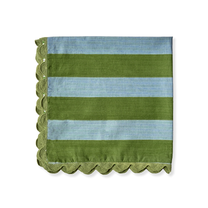 Set 2 Tovaglioli Double Face Verde/Azzurro