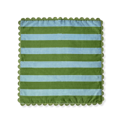 Set 2 Tovaglioli Double Face Verde/Azzurro