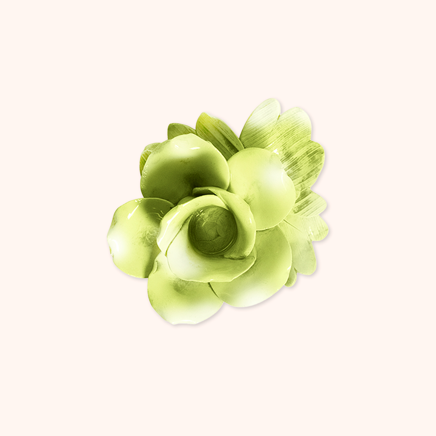 Green Candle Holder