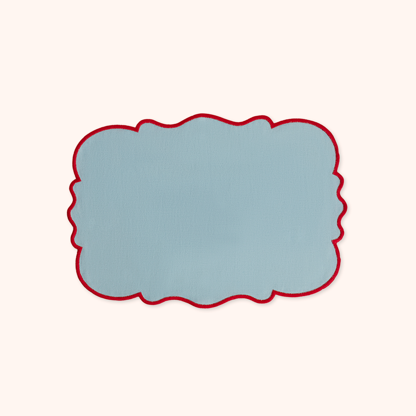 Set 2 Tovagliette Azzurro/Rosso