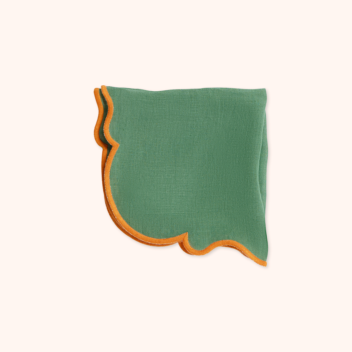 Set 2 Scalloped Napkins