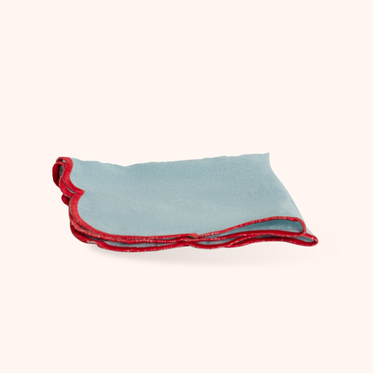 Set 2 Scalloped Napkins