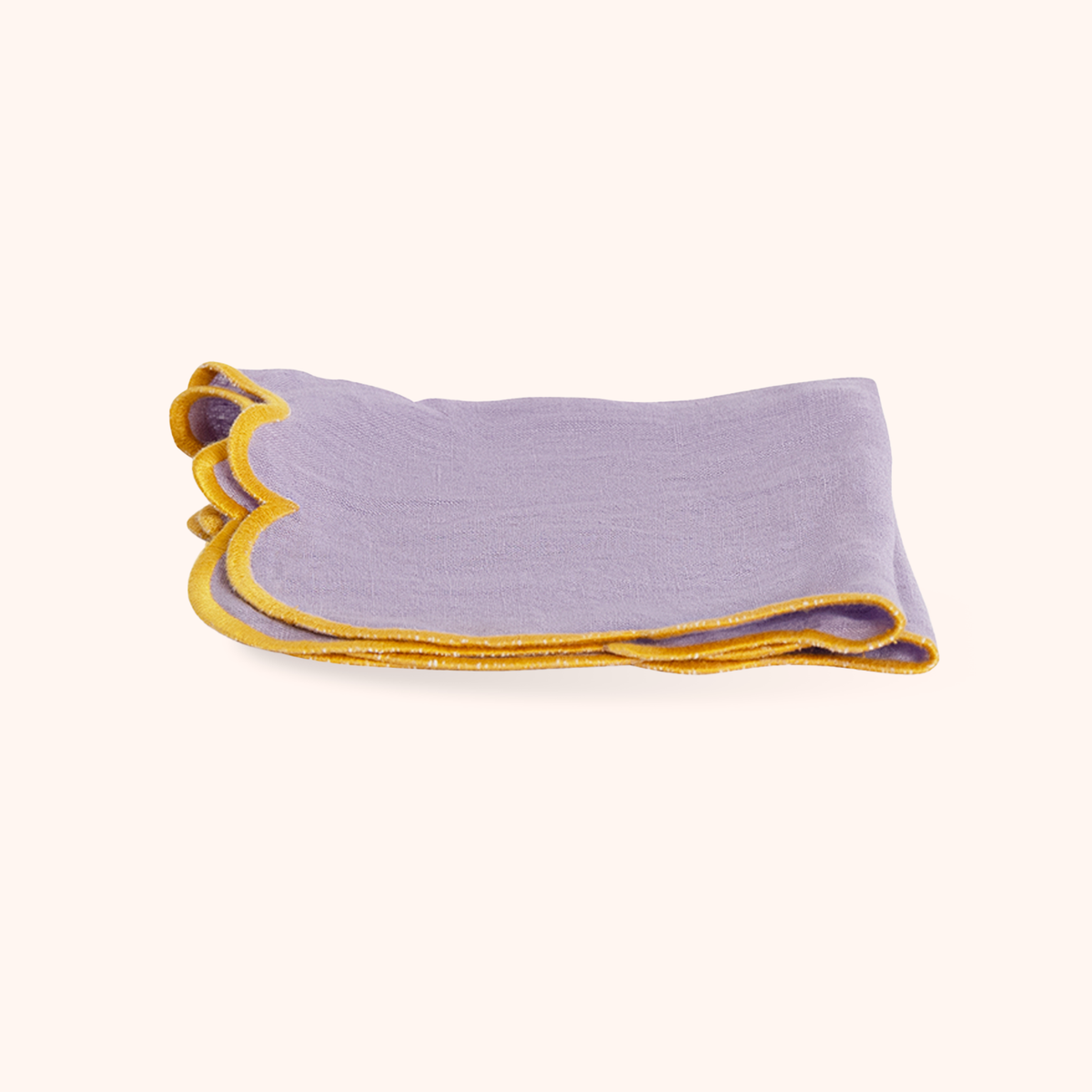 Set 2 Scalloped Napkins