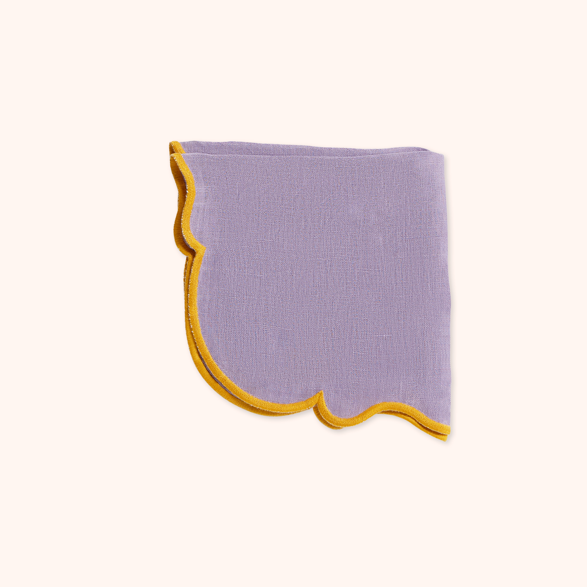 Set 2 Scalloped Napkins