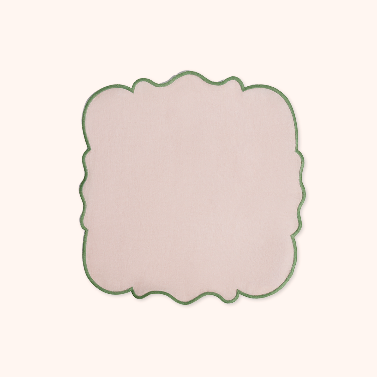 Set 2 Tovaglioli Rosa/Verde