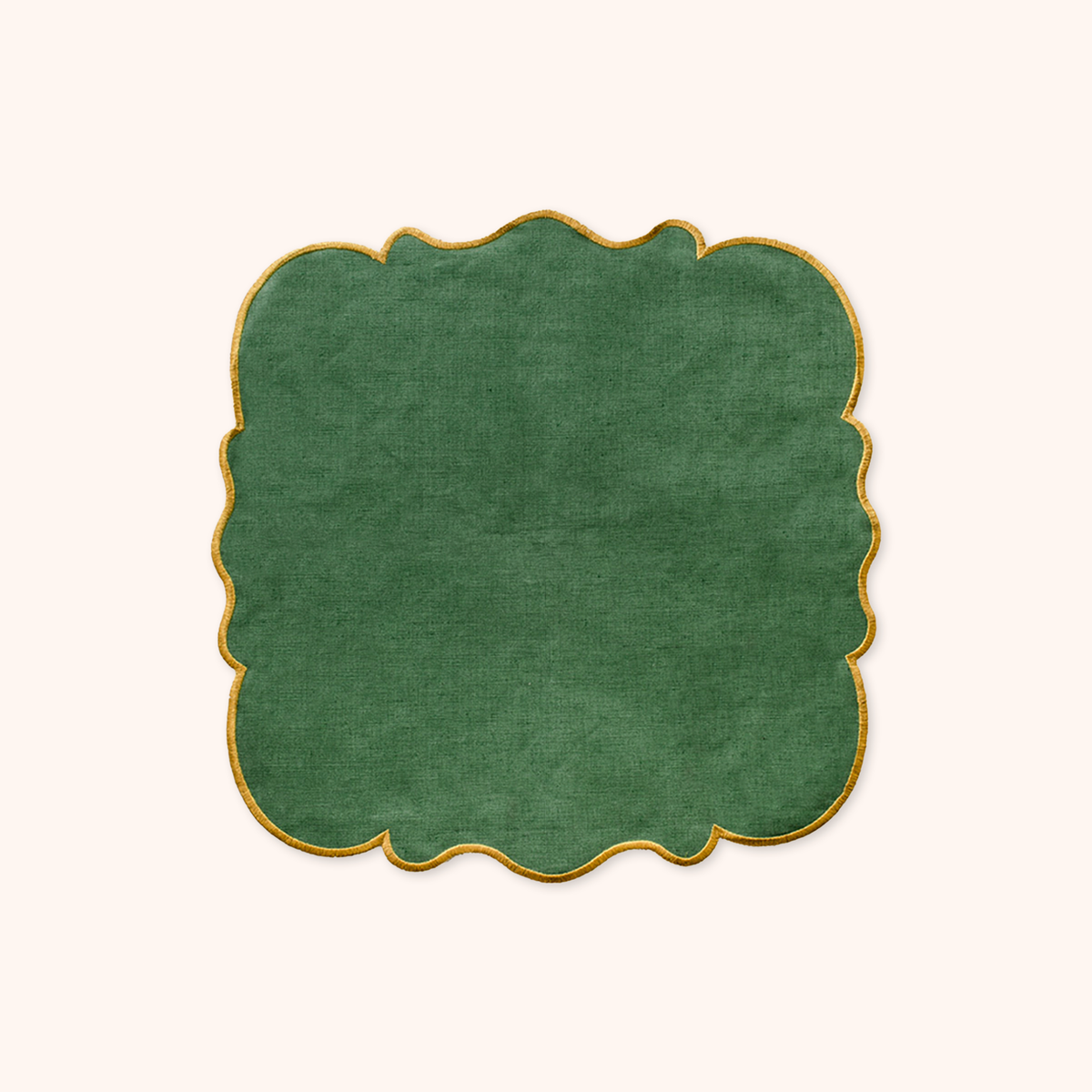 Set 2 Scalloped Napkins