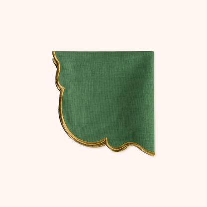 Set 2 Scalloped Napkins