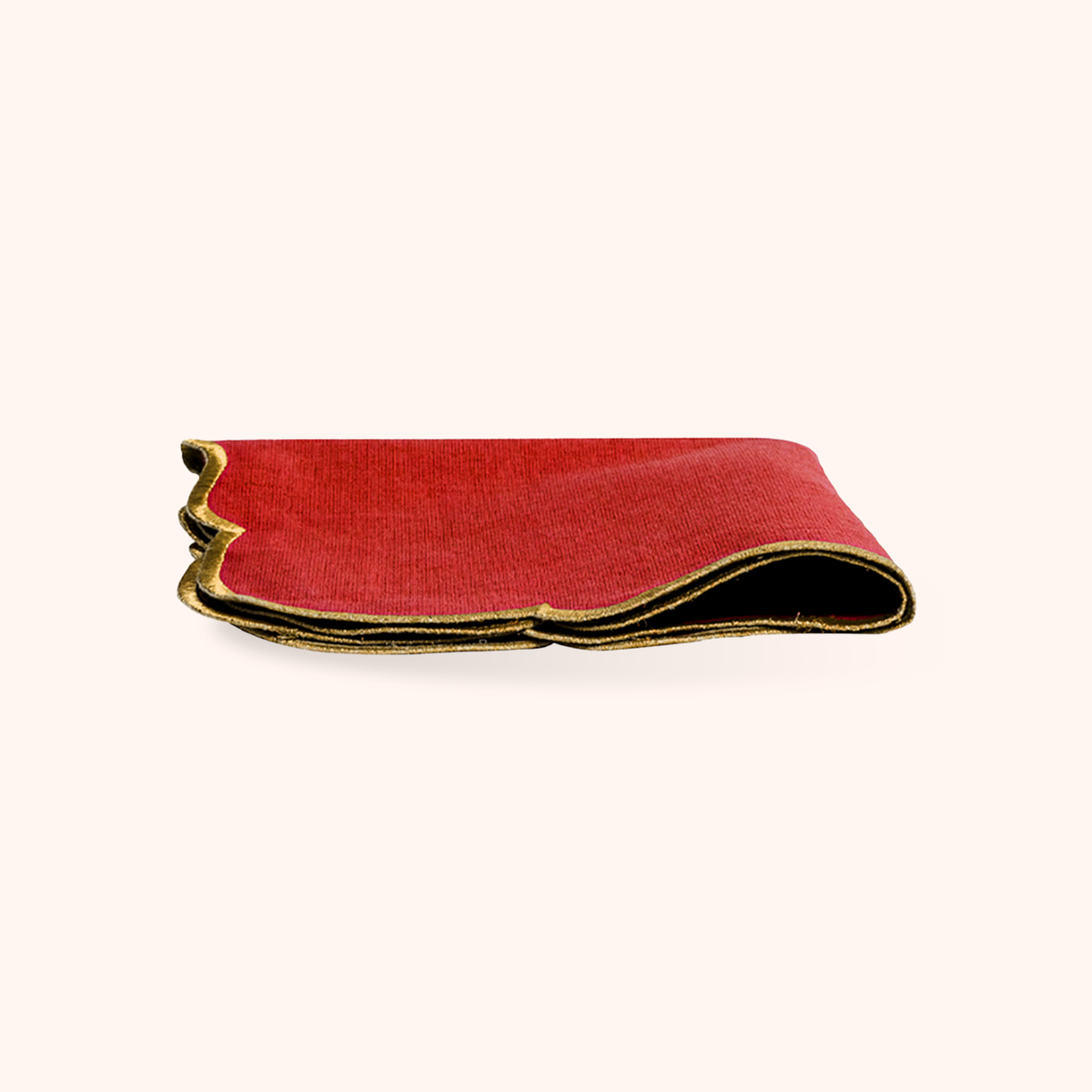 Set 2 Scalloped Napkins