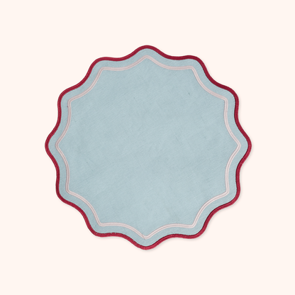Set 2 Scalloped Placemats
