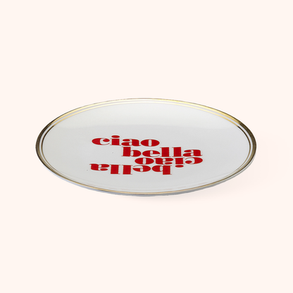 Hello Beautiful Plate