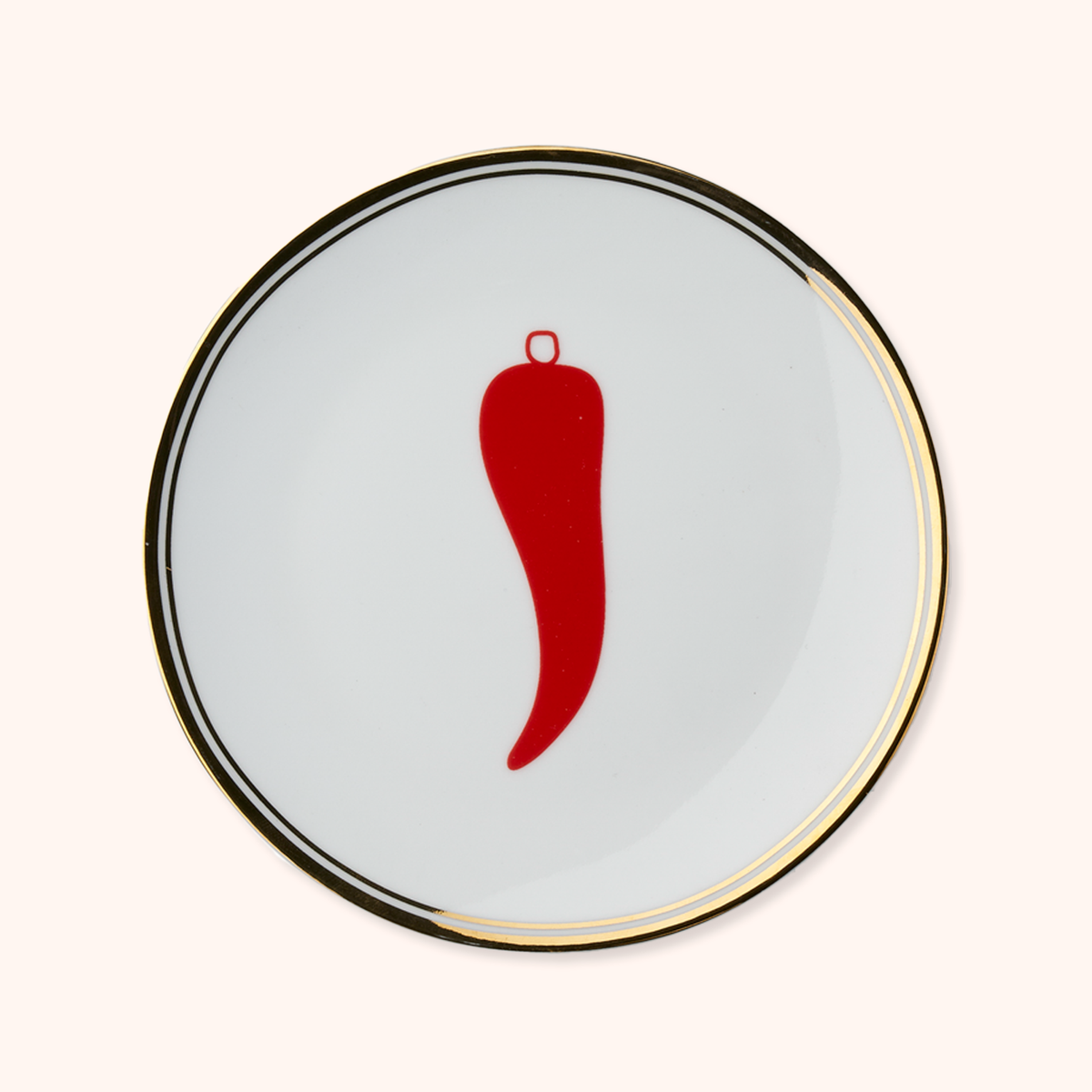 Horn Lucky Charm Plate