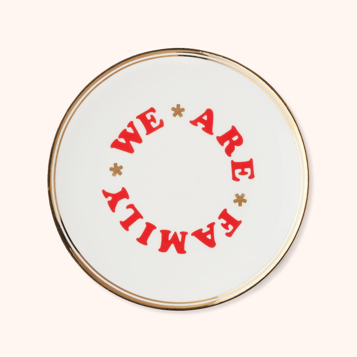 We Are Family Plate