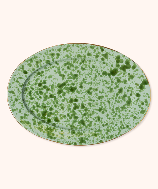 Moss Scrub Large Platter