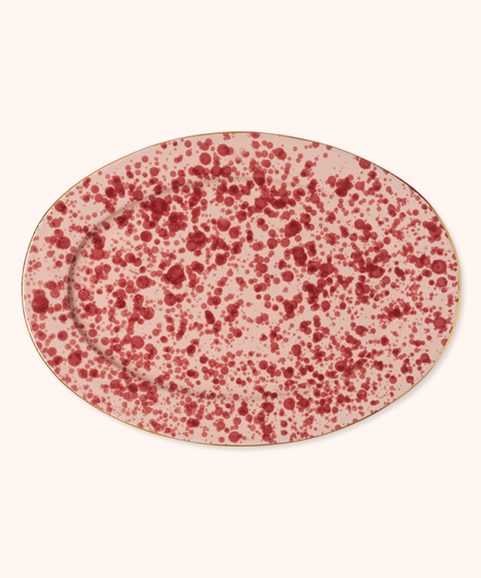 Scrub Ruby Large Platter