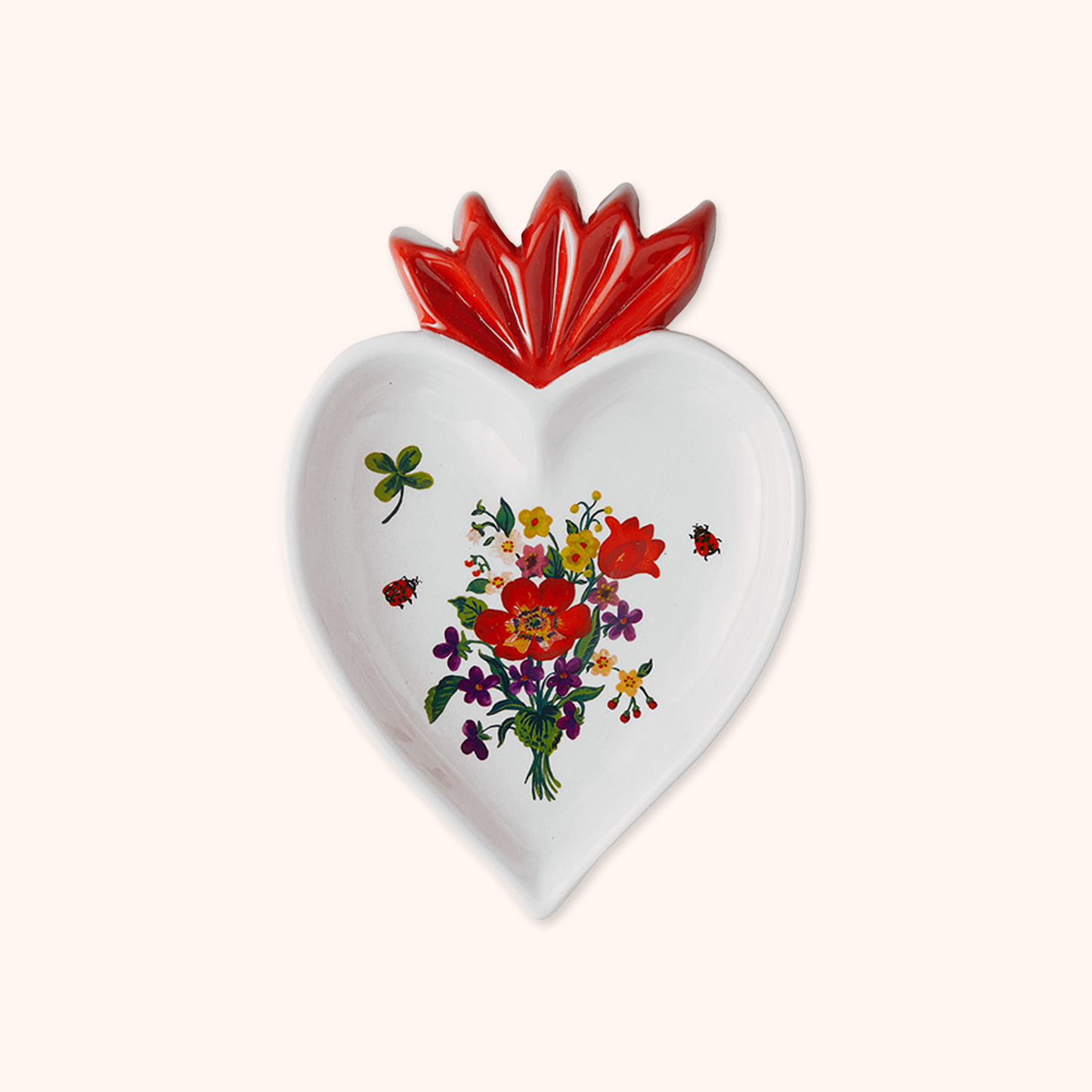 Cuore Bianco Trinket Tray