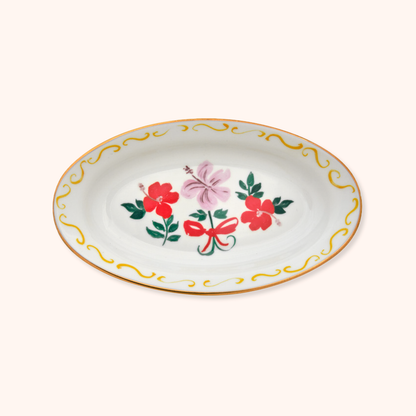 Small Flower Bow Tray