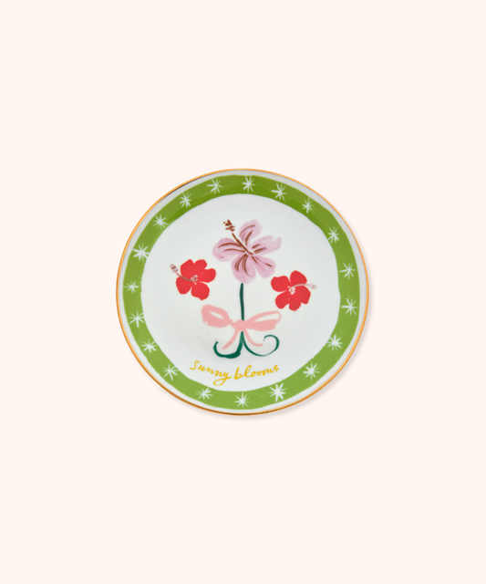 Flower Bow Plate