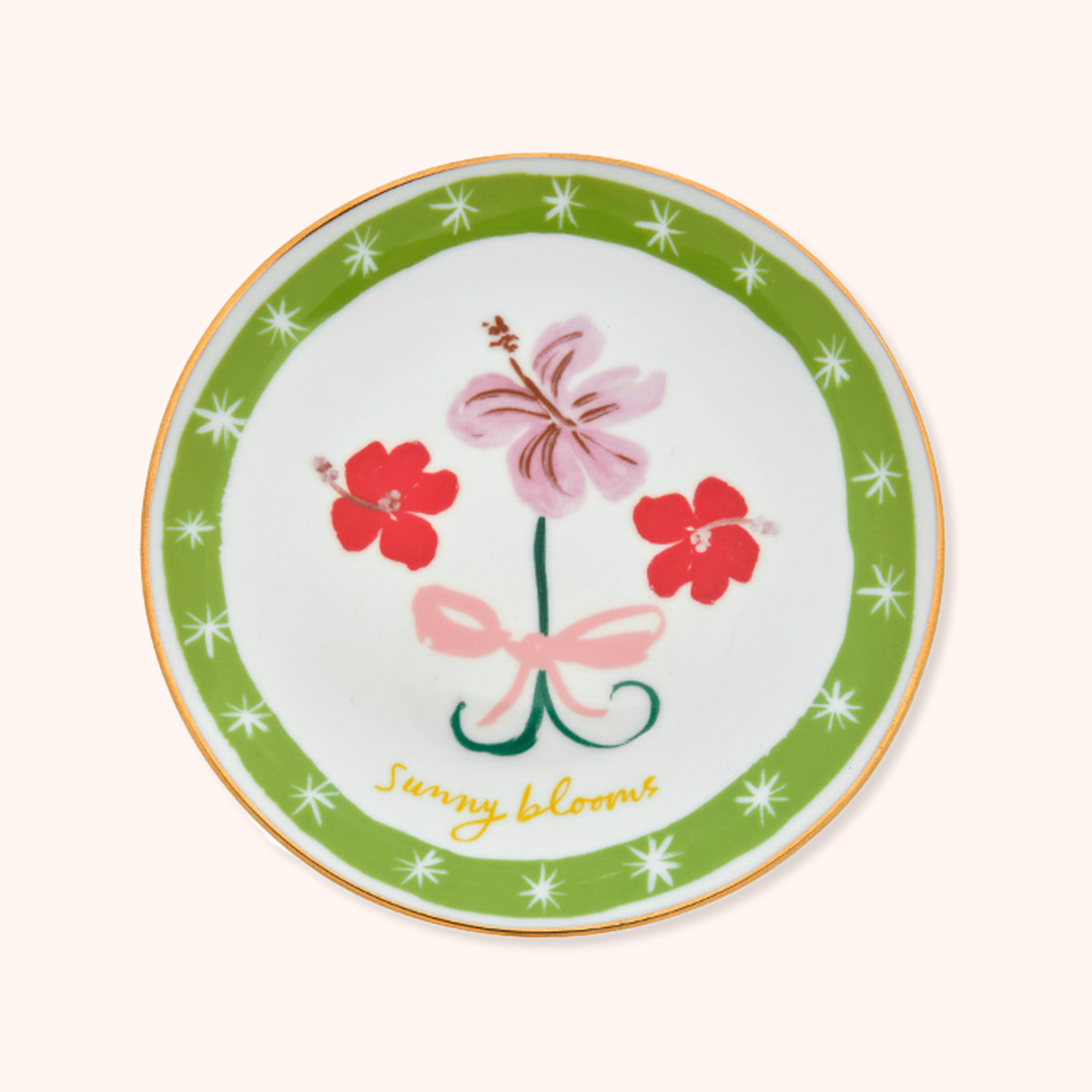 Flower Bow Plate