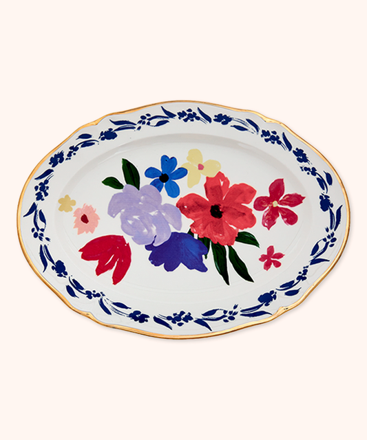 Indaco Bouquet Platter