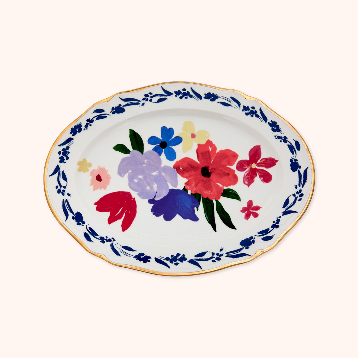 Vassoio Bouquet Indaco