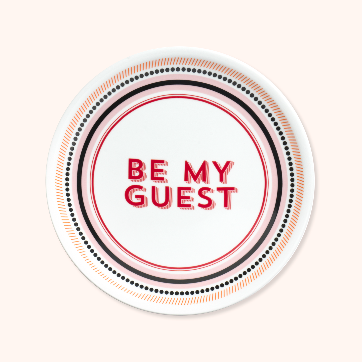 Be My Guest Pizza Plate