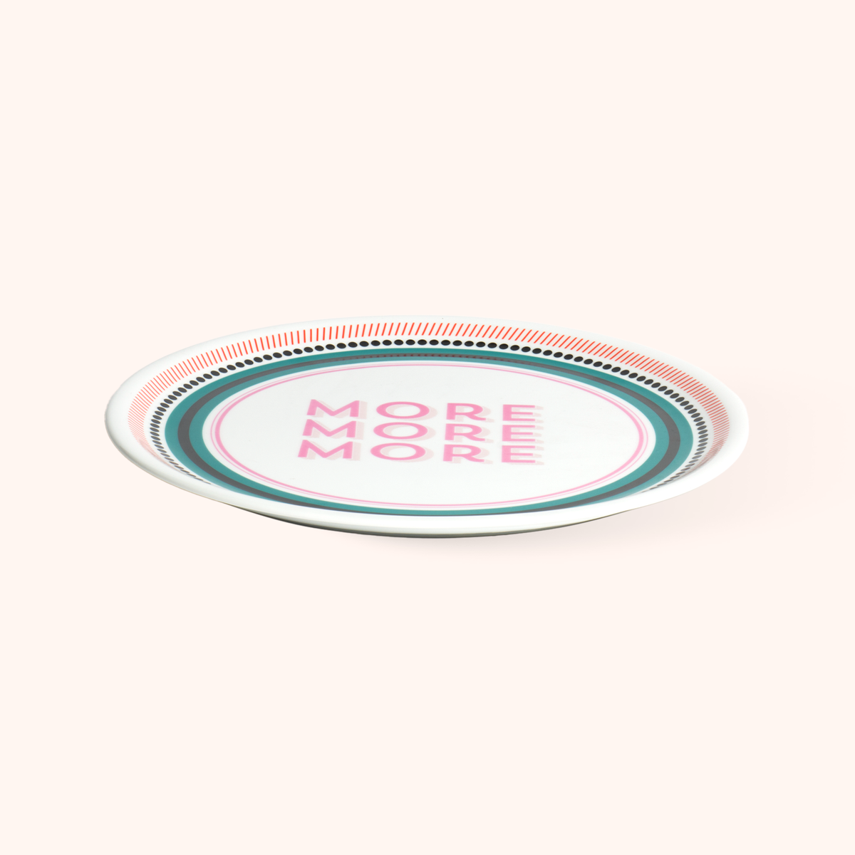 More More More Pizza Plate