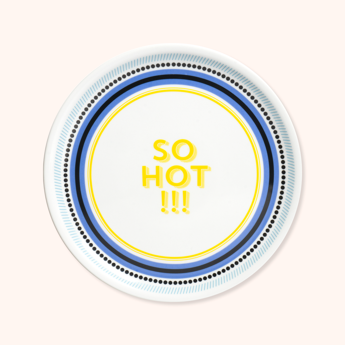 So Hot Pizza Plate