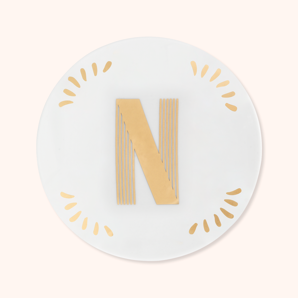 Little Plate Letter N