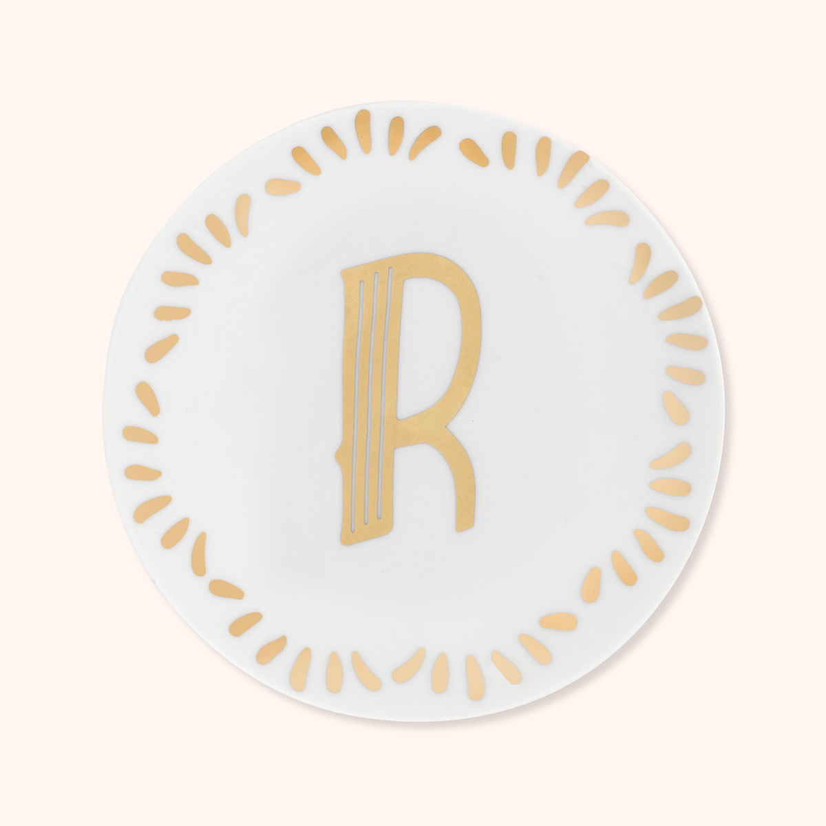 Little Plate Letter R